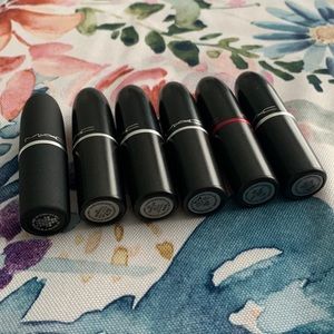 6 Mac Lipstick Bundle